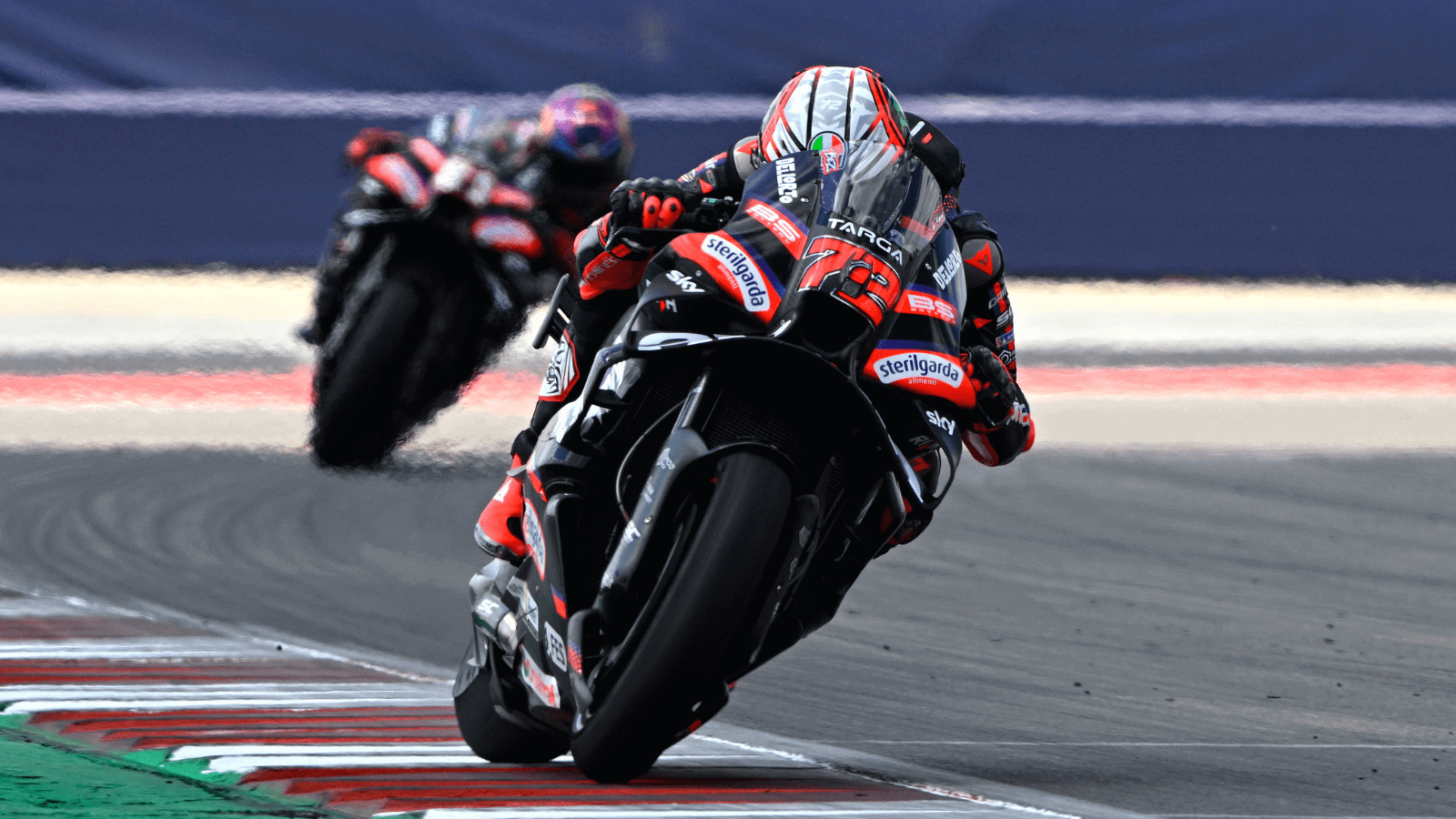 Marco Bezzecchi at the US MotoGP. Photo credit - Gold and Goose