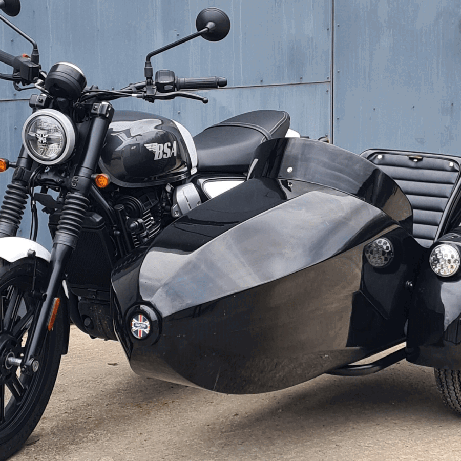 BSA Bantam 350 with a Watsonian sidecar fitted