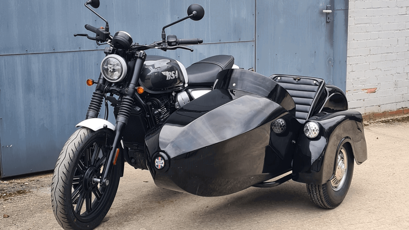 BSA Bantam 350 with a Watsonian sidecar fitted