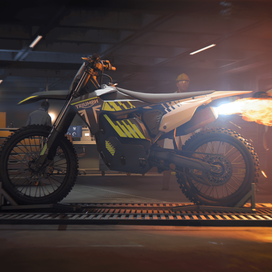 Triumph TF 250-X in the new James Bond video game