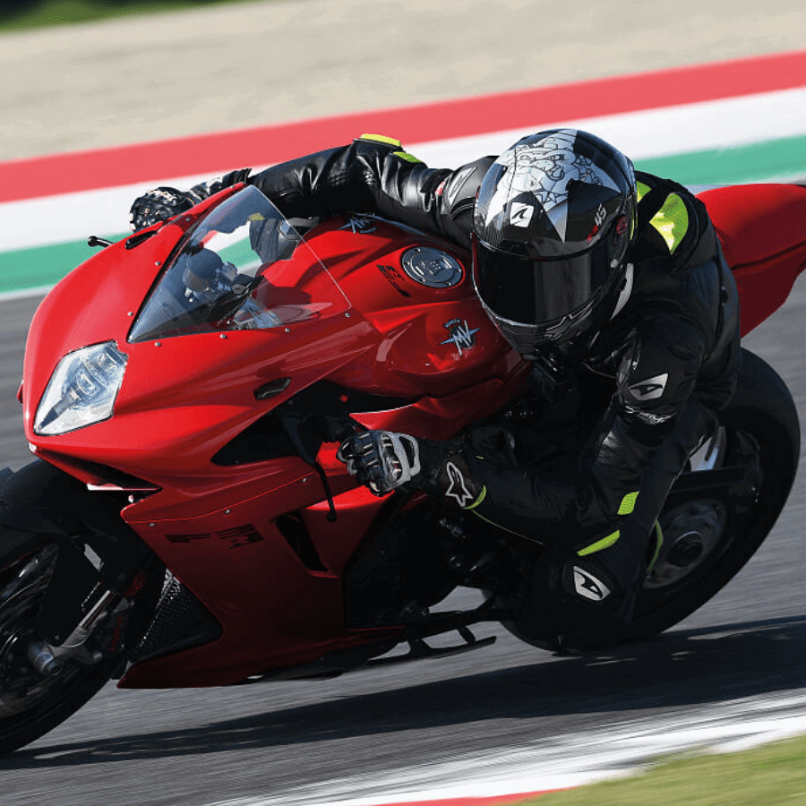MV Agusta F3 R on track