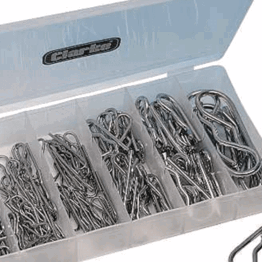 Clarke CHT396 - 150 Piece R-Clip Assortment.