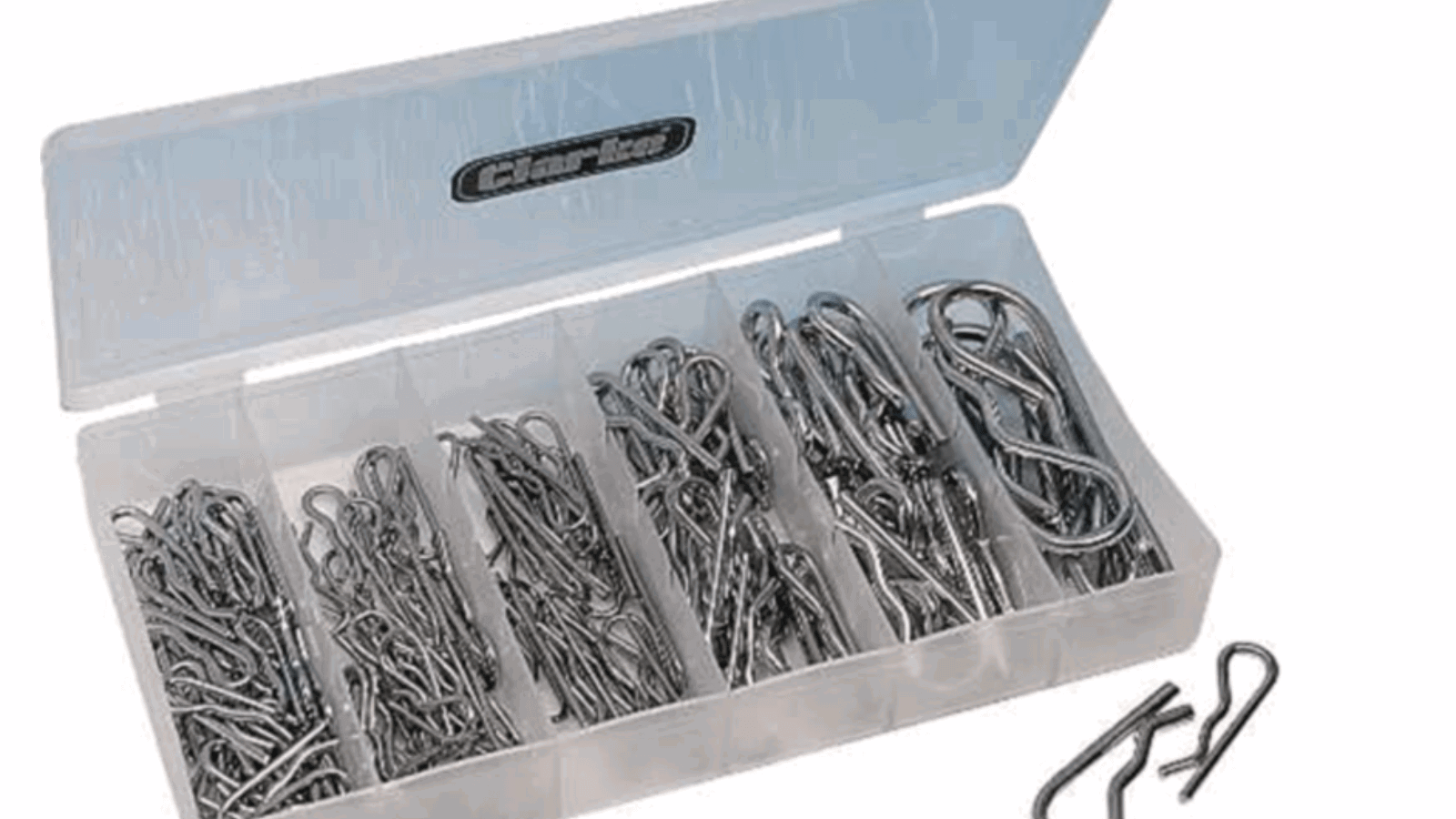 Clarke CHT396 - 150 Piece R-Clip Assortment.