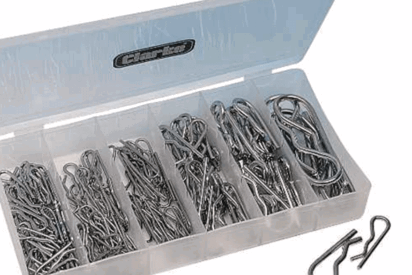 Clarke CHT396 - 150 Piece R-Clip Assortment.