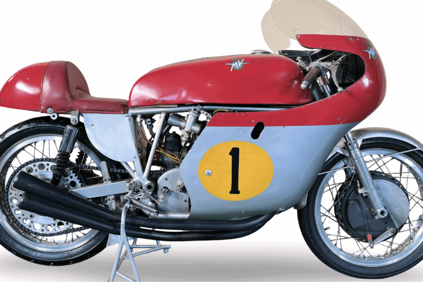 Ex-works MV Agusta raced in 1965. Credit - Bonhams.