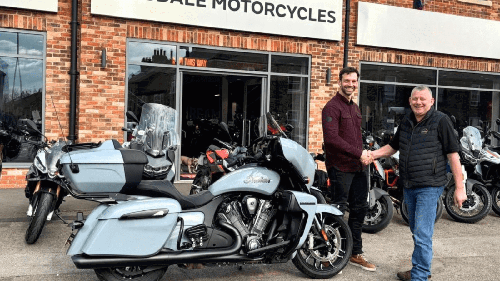 Indian Motorcycle Yorkshire dealership through Teasdale Motorcycles.