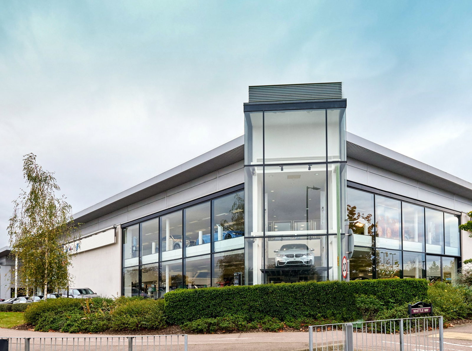 The new BMW Motorrad Stevenage location.