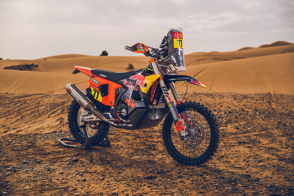 KTM's new 450 Rally Replica Luciano Benavides Factory Edition. 