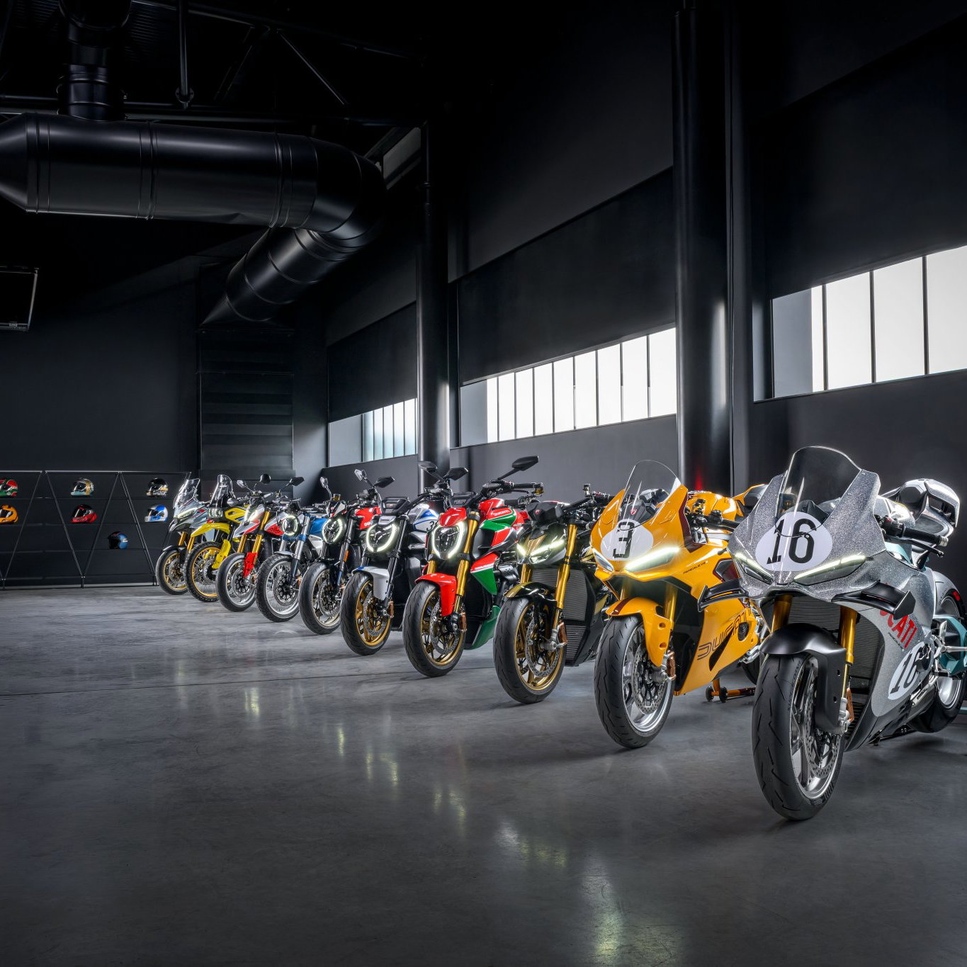 The Ducati Collezione 100 models