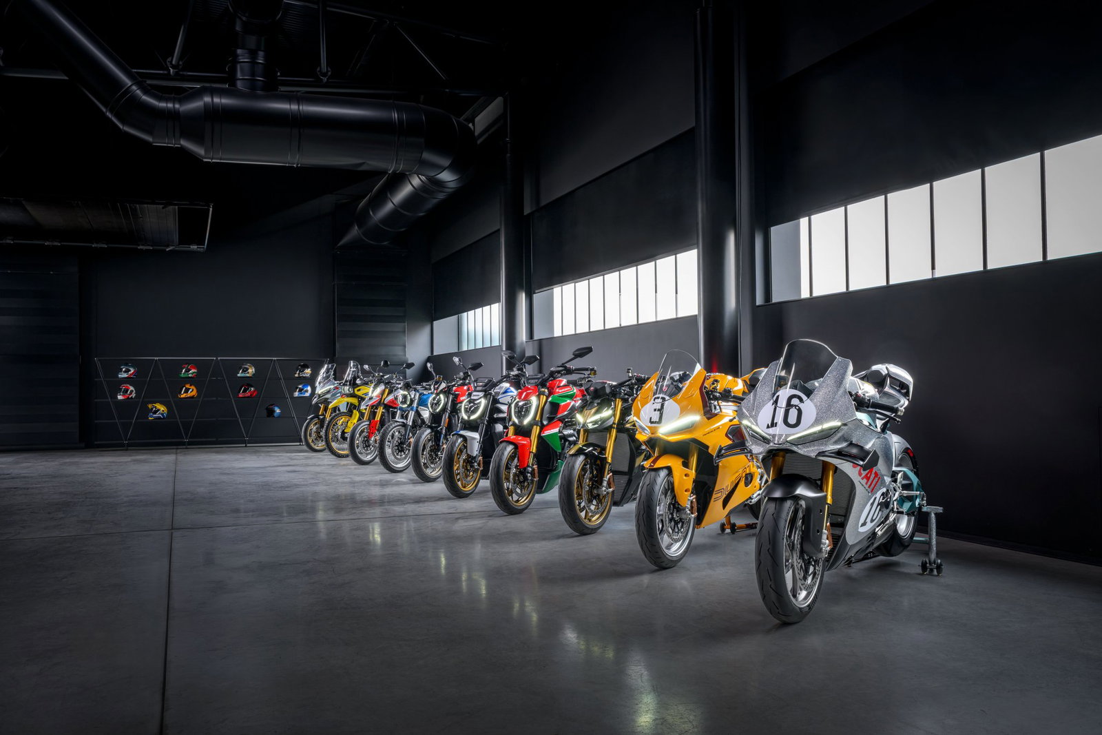 The Ducati Collezione 100 models