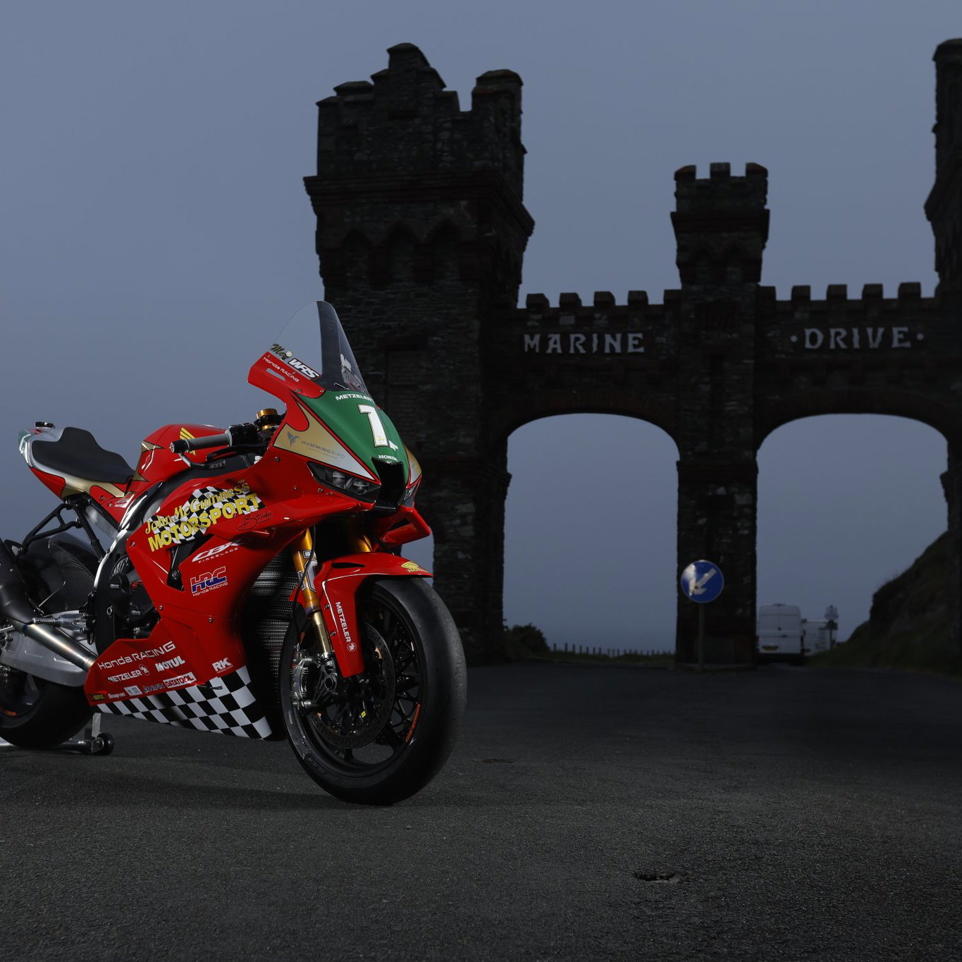 John McGuinness' special Isle of Man TT livery from Honda.