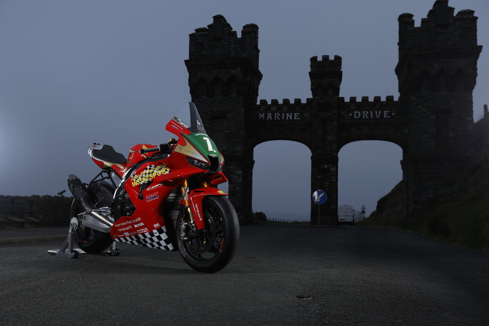 John McGuinness' special Isle of Man TT livery from Honda.
