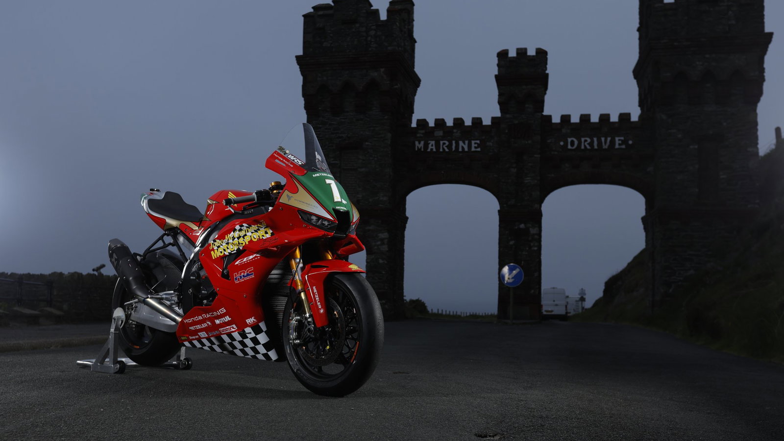 John McGuinness' special Isle of Man TT livery from Honda.