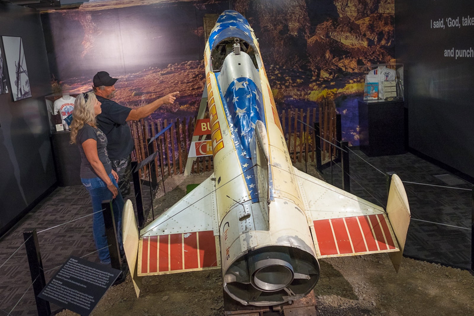 Evel Knievel's Snake River Canyon Skycycle X-2 rocket bike