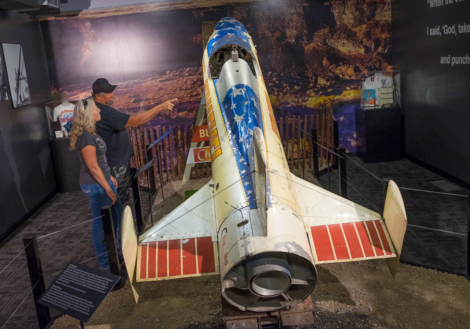 Evel Knievel's Snake River Canyon Skycycle X-2 rocket bike