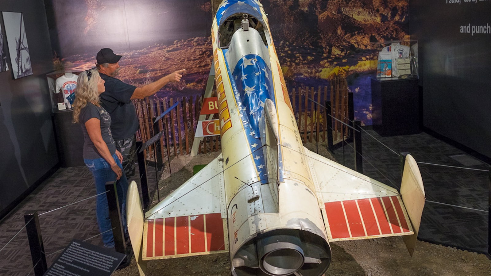 Evel Knievel's Snake River Canyon Skycycle X-2 rocket bike