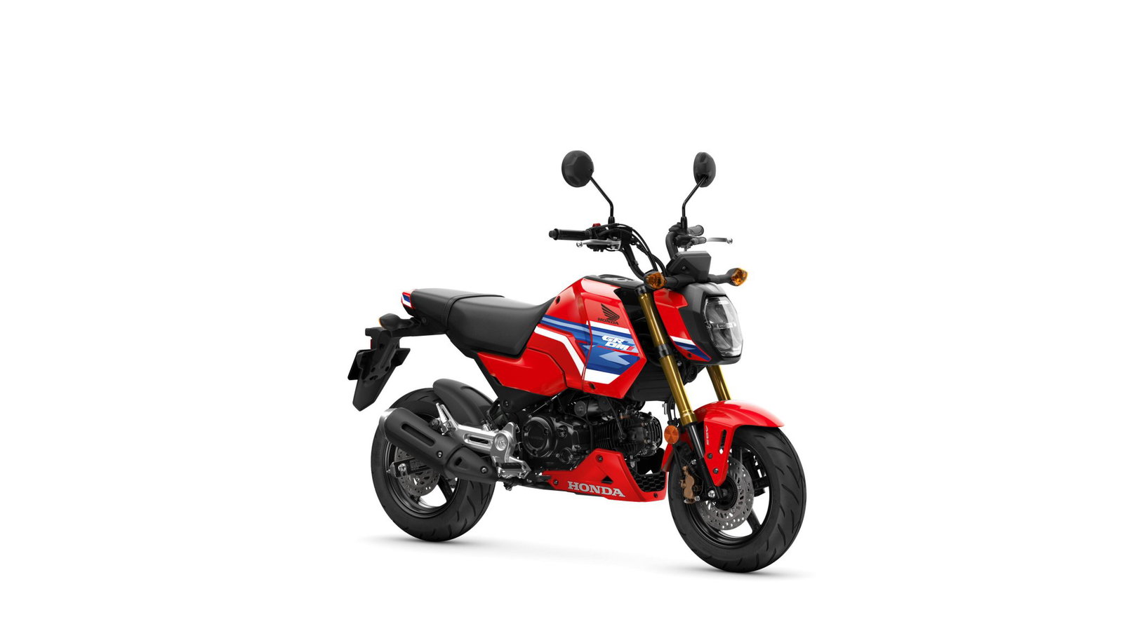 Another angle of the HRC livery on the Honda MSX125 Grom.