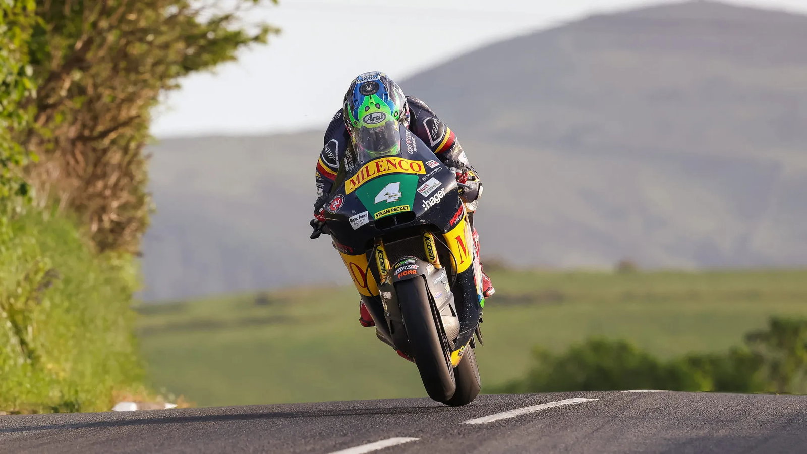 Jamie Coward in the Sportbike class. Credit: Isle of Man TT.