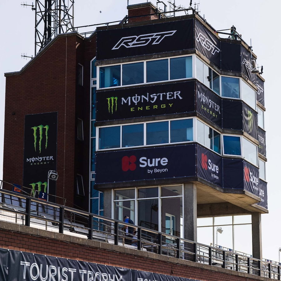 The TT start finish tower