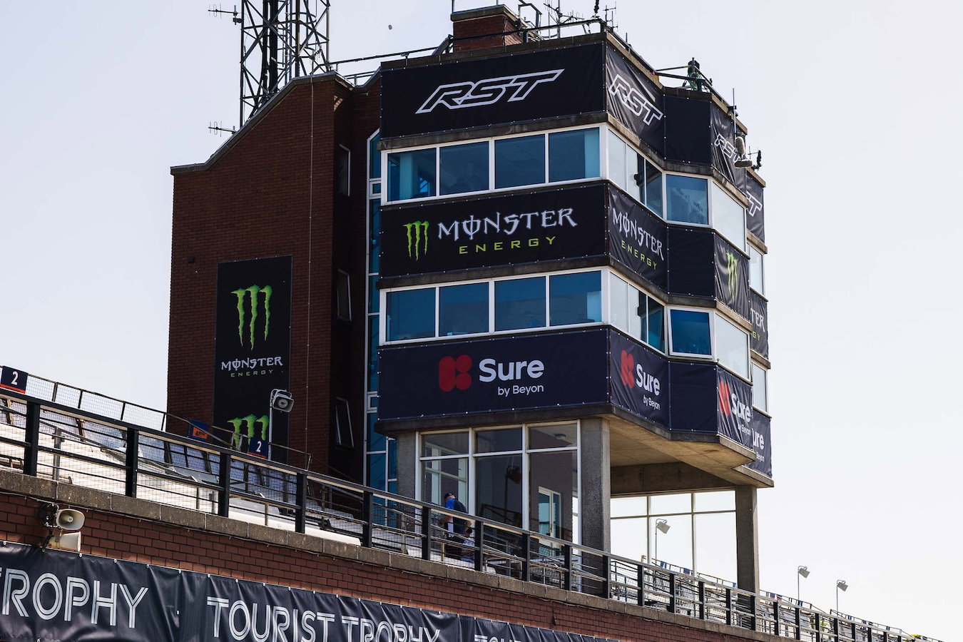 The TT start finish tower