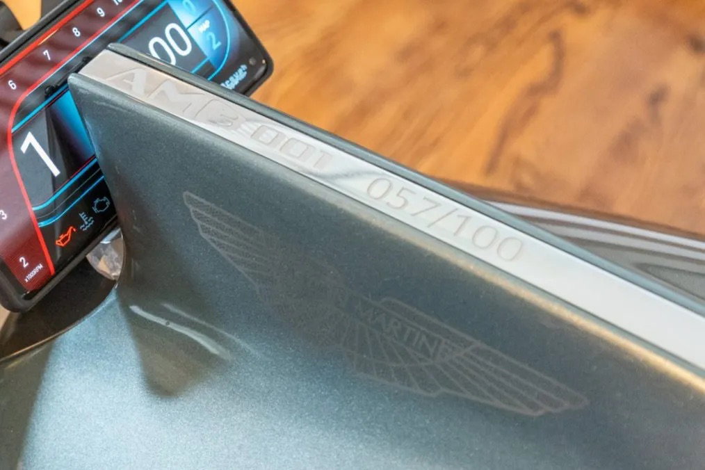 The shark fin is inspired by racing cars