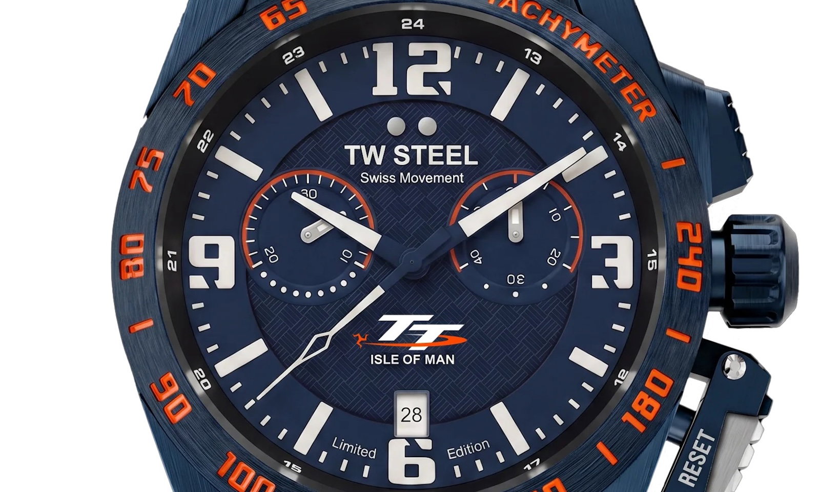 TW Steel TT watch face detail