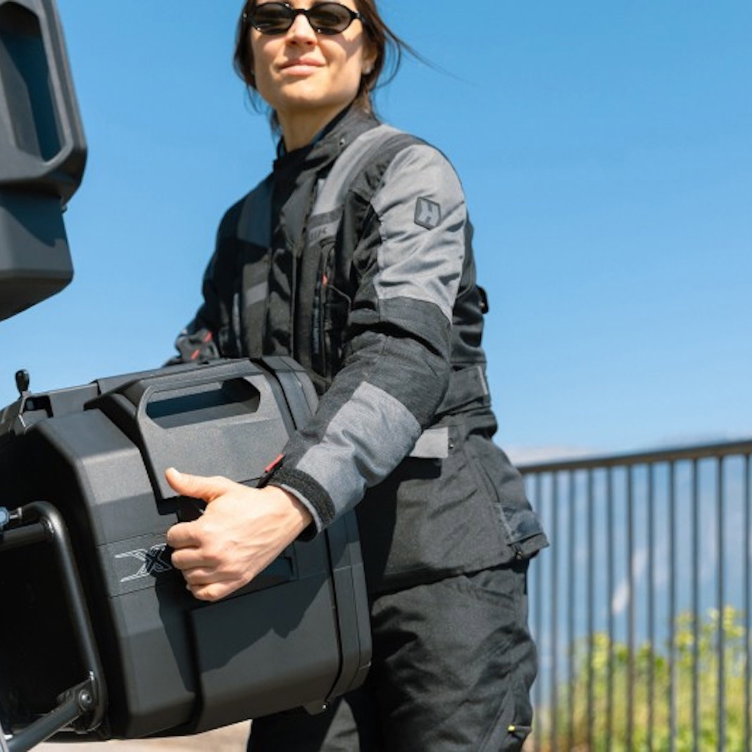 The expandable Givi XSpace pannier and top-box system