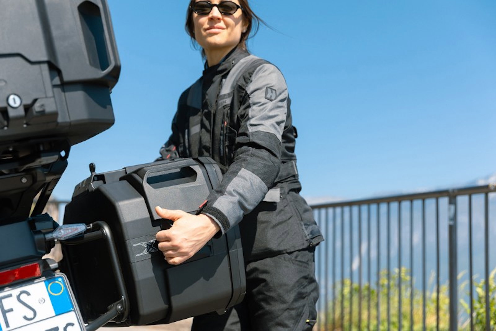 The expandable Givi XSpace pannier and top-box system