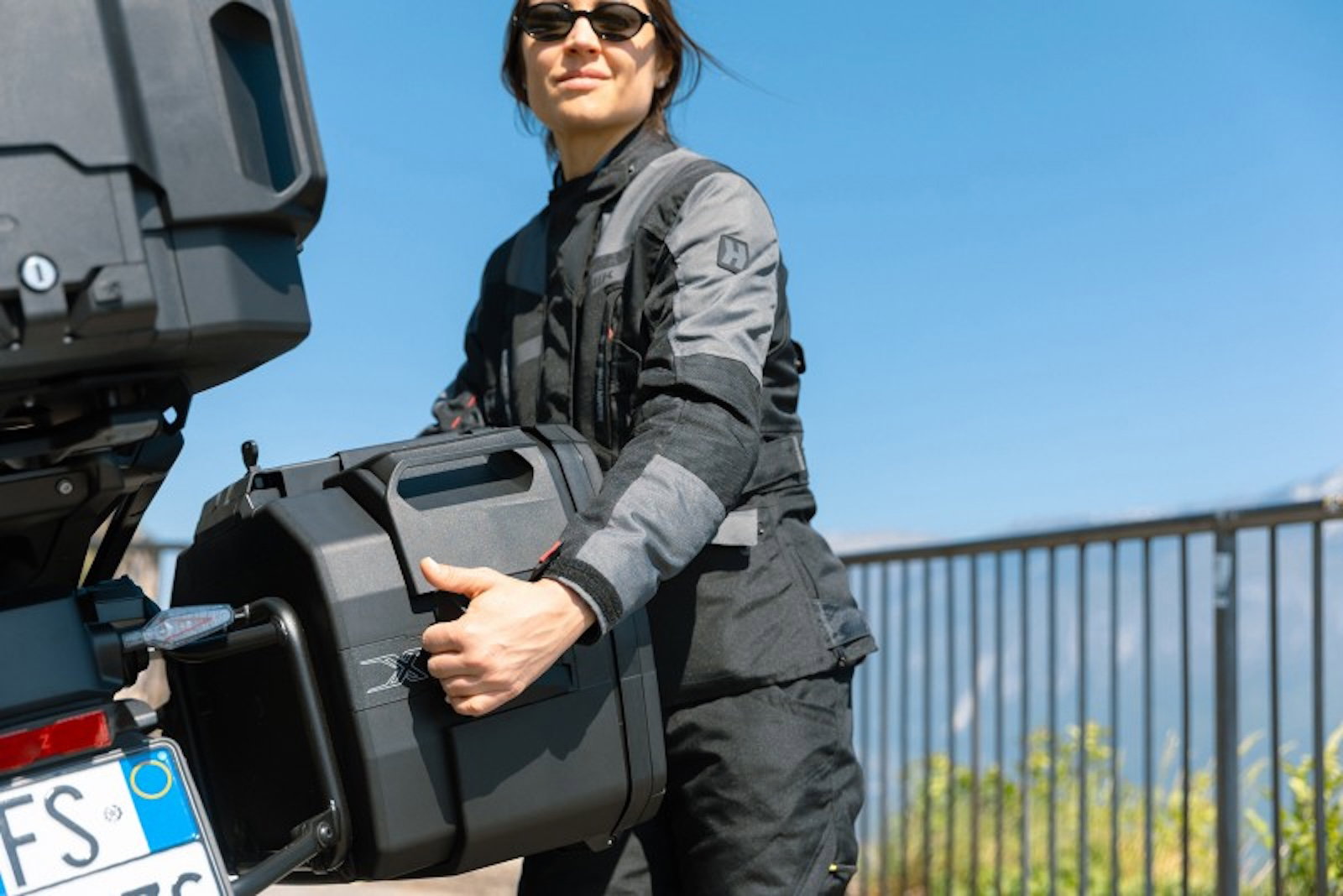 The expandable Givi XSpace pannier and top-box system