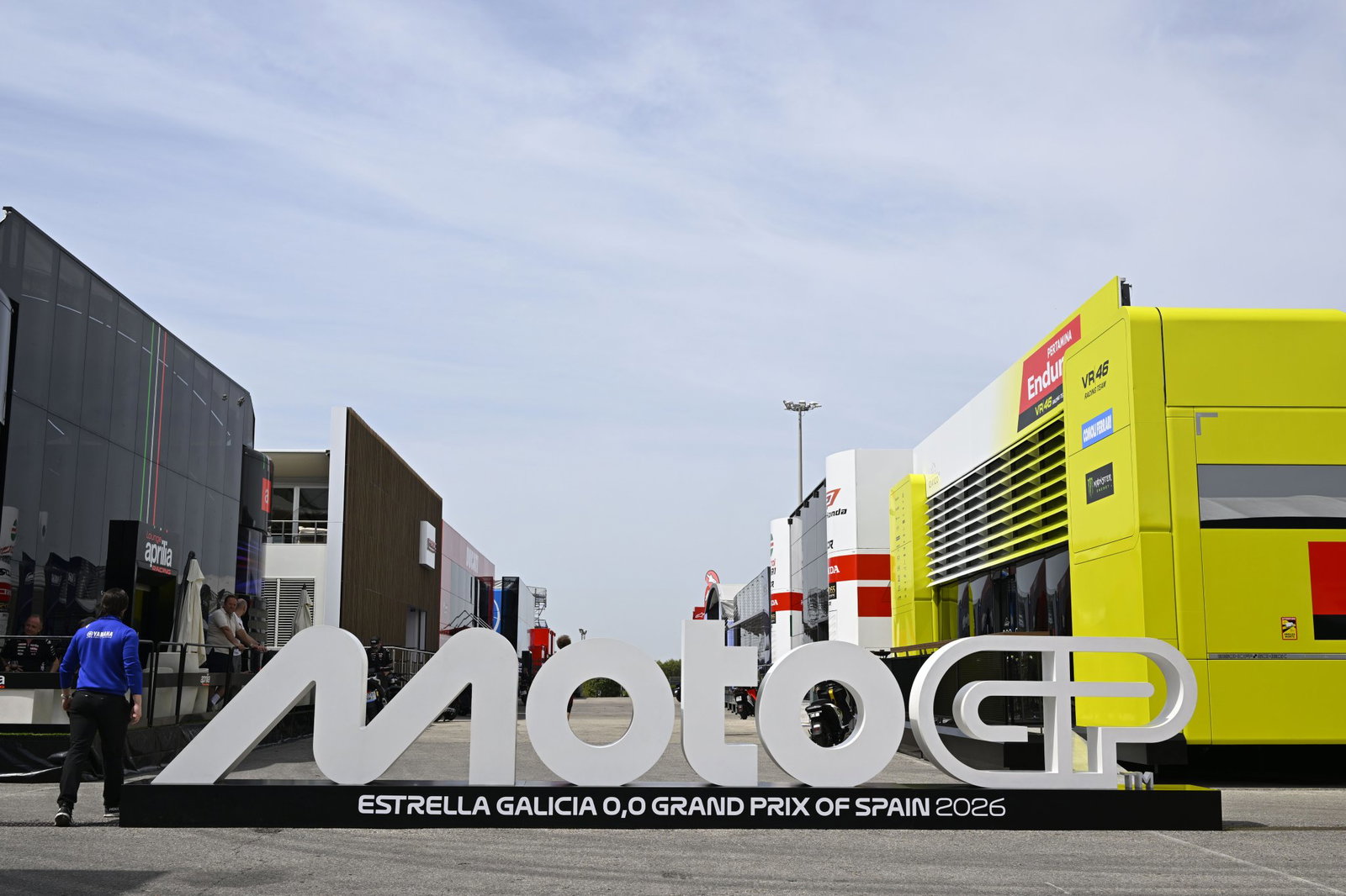 MotoGP logo at the Spanish Grand Prix. Credit: Gold and Goose.