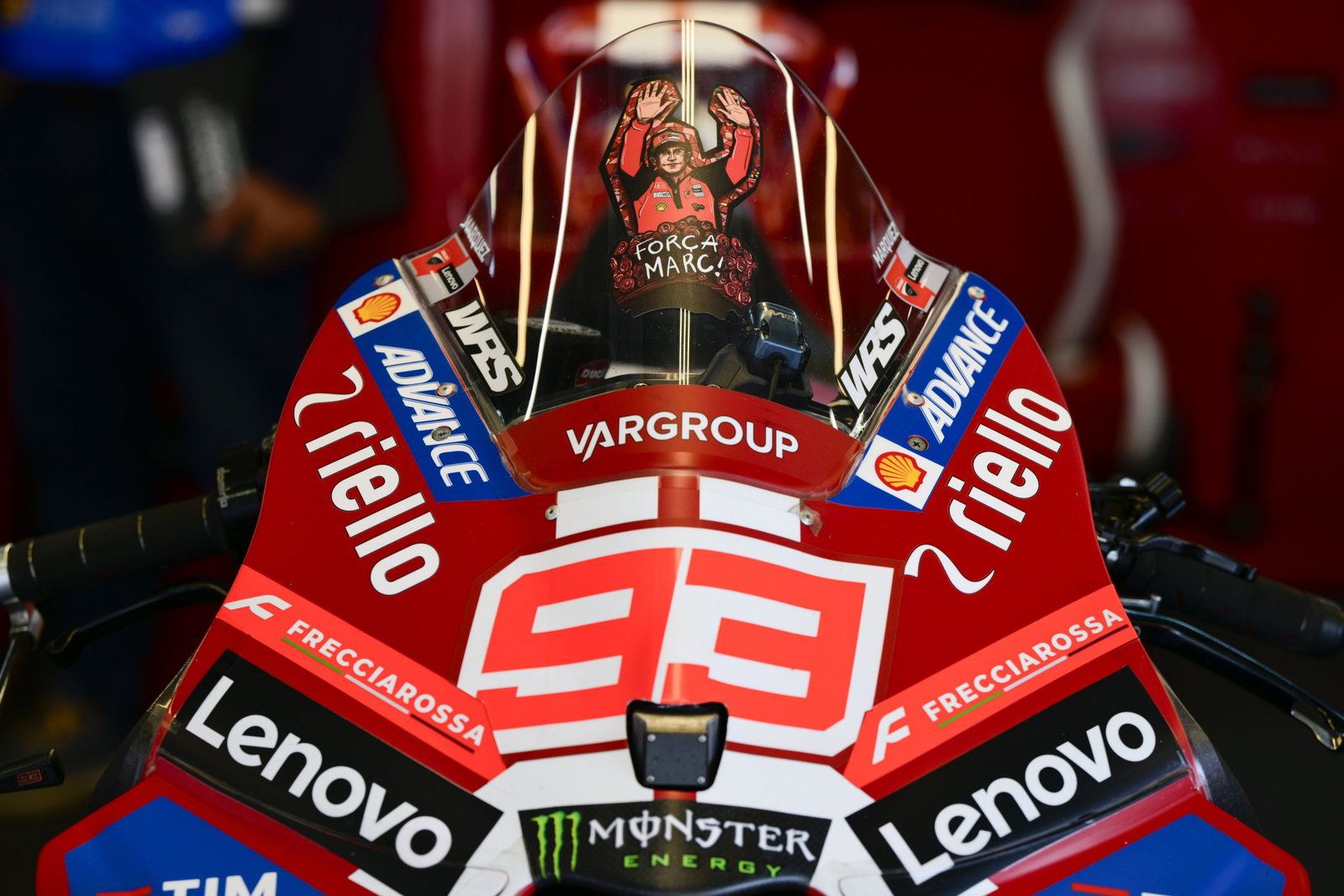 Marc Marquez' Ducati MotoGP bike. Credit: Gold and Goose.