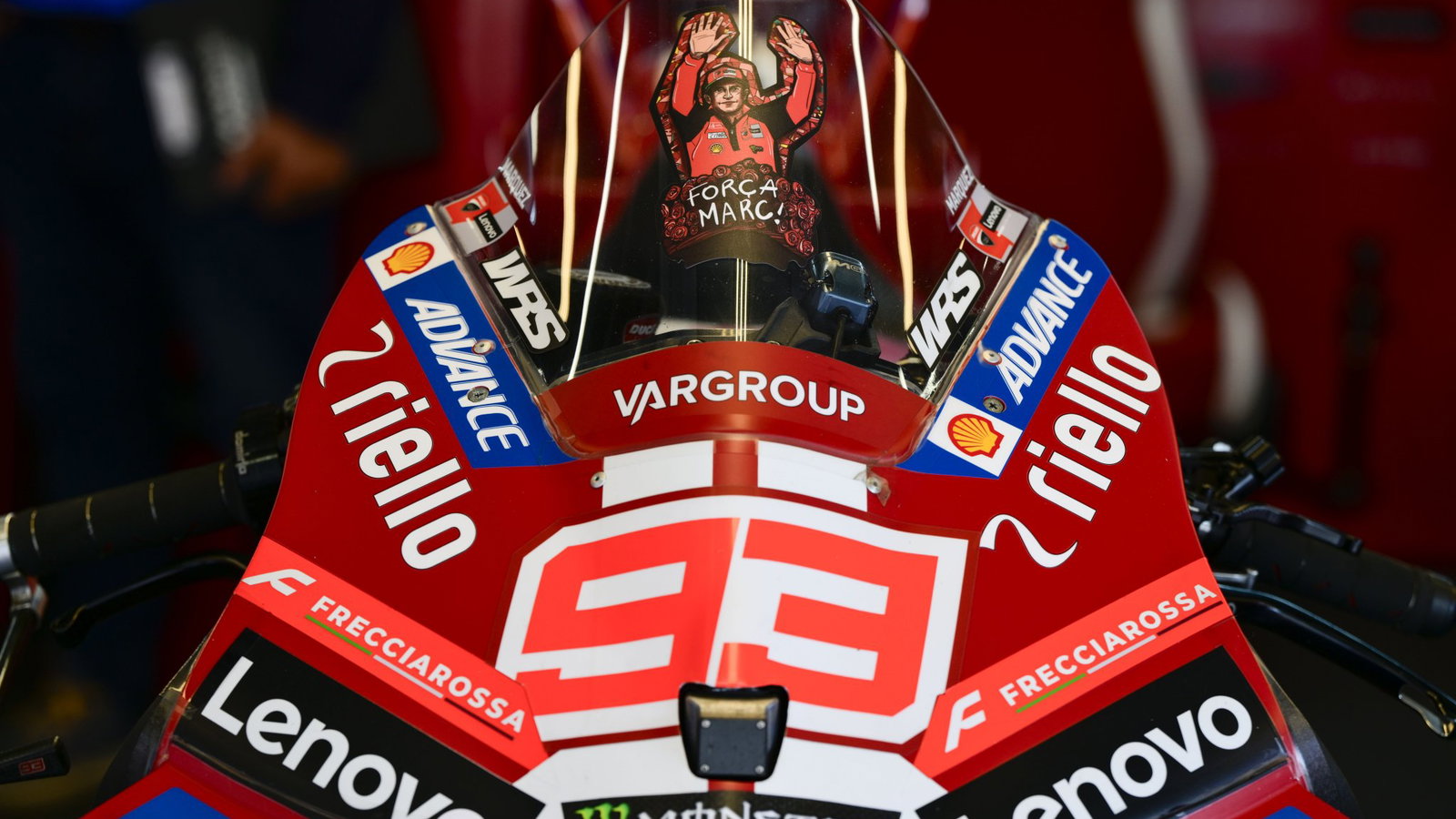 Marc Marquez' Ducati MotoGP bike. Credit: Gold and Goose.