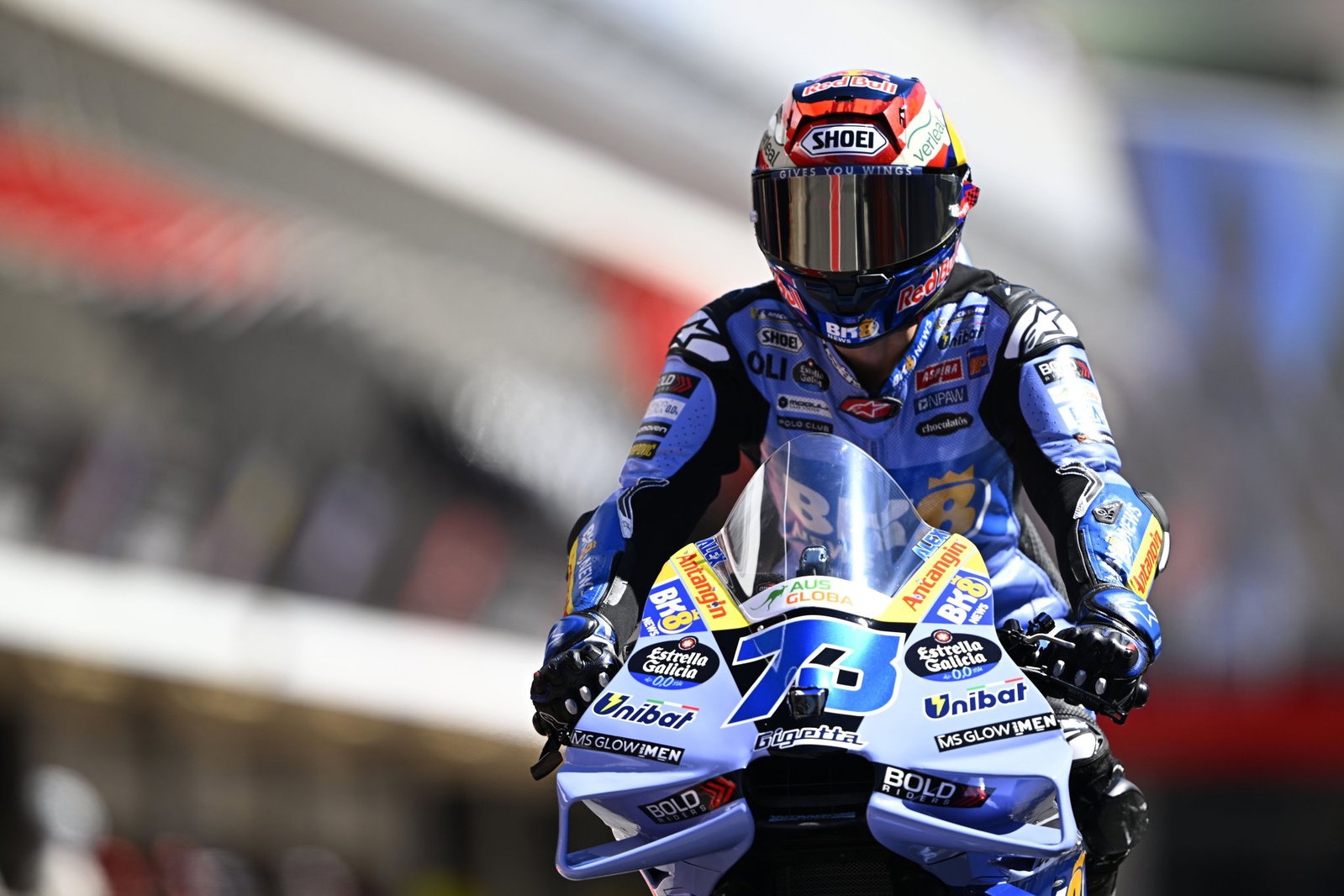 Alex Marquez at the Catalunya MotoGP. Credit: Gold and Goose.