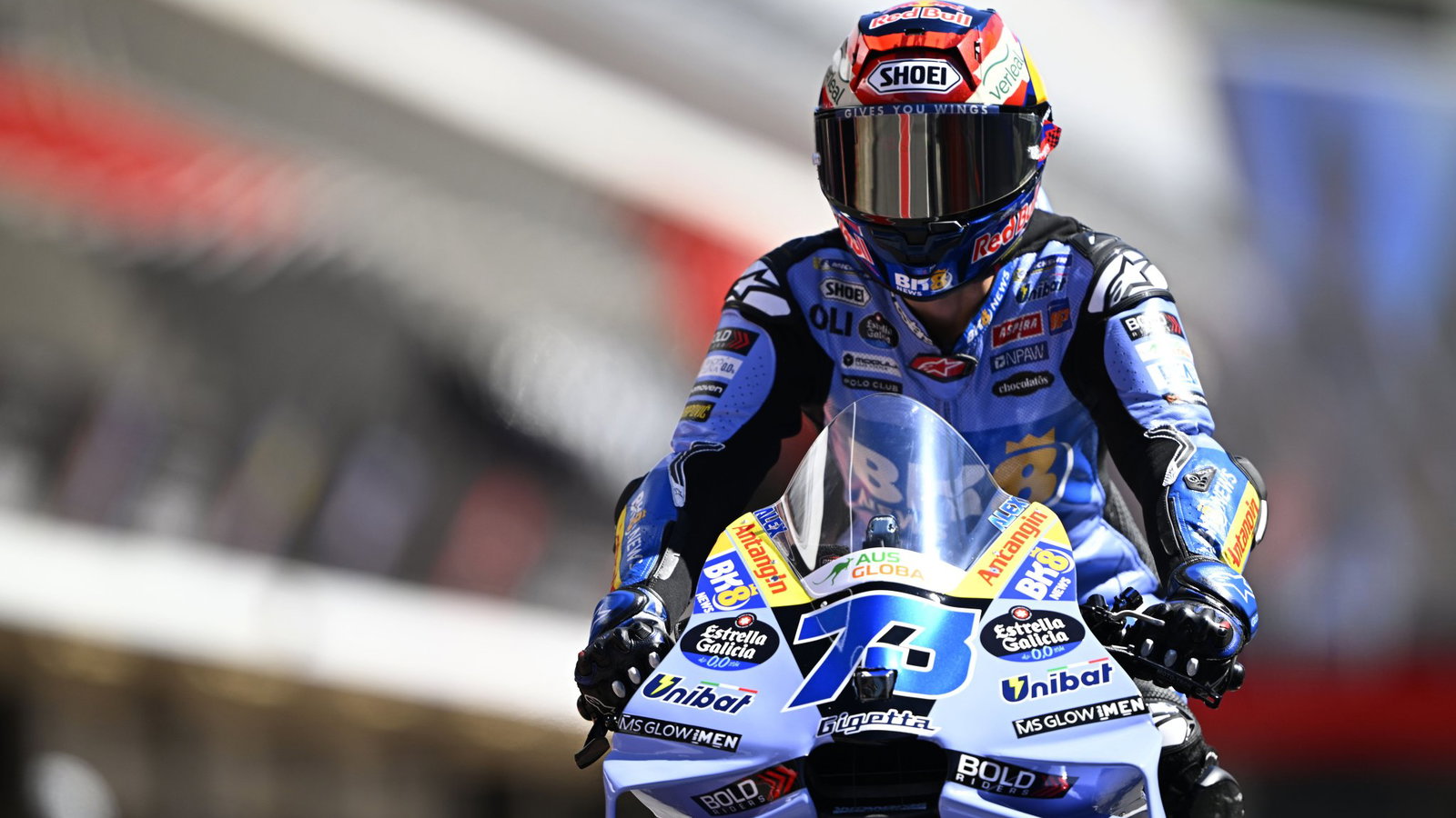 Alex Marquez at the Catalunya MotoGP. Credit: Gold and Goose.