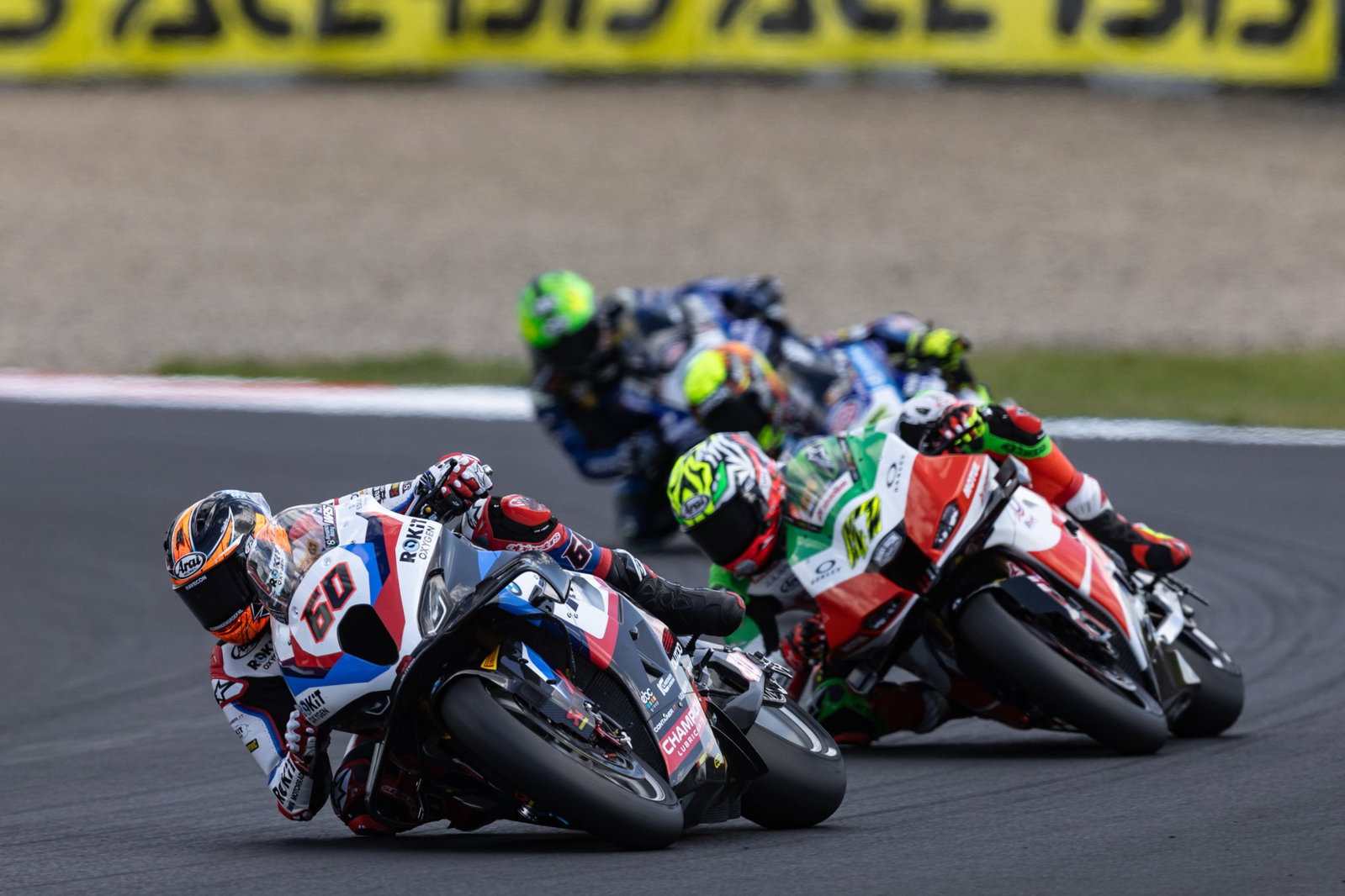 WorldSBK race at the 2026 Czech round. Credit: Gold and Goose.