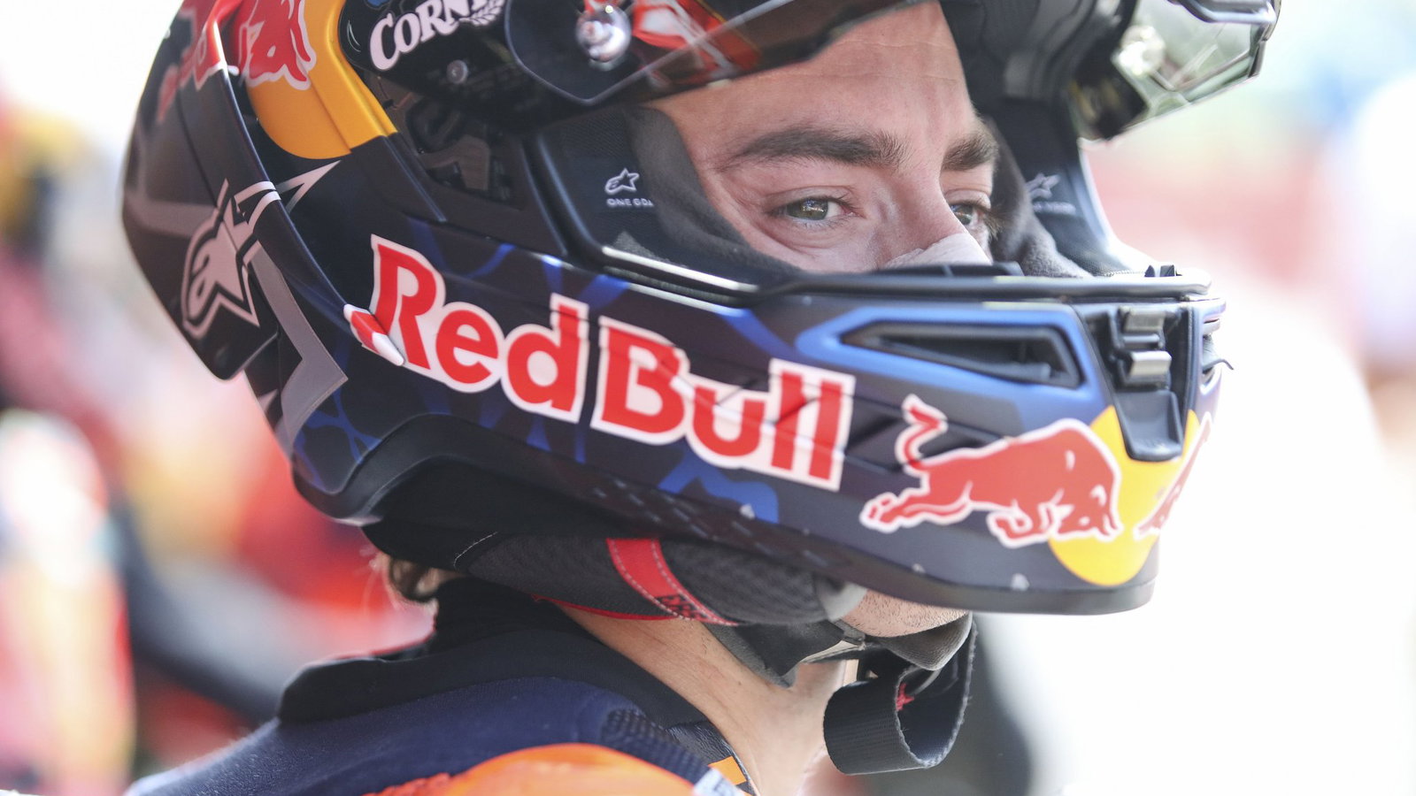 Pedro Acosta before heading out of pit lane. Credit: Gold and Goose.