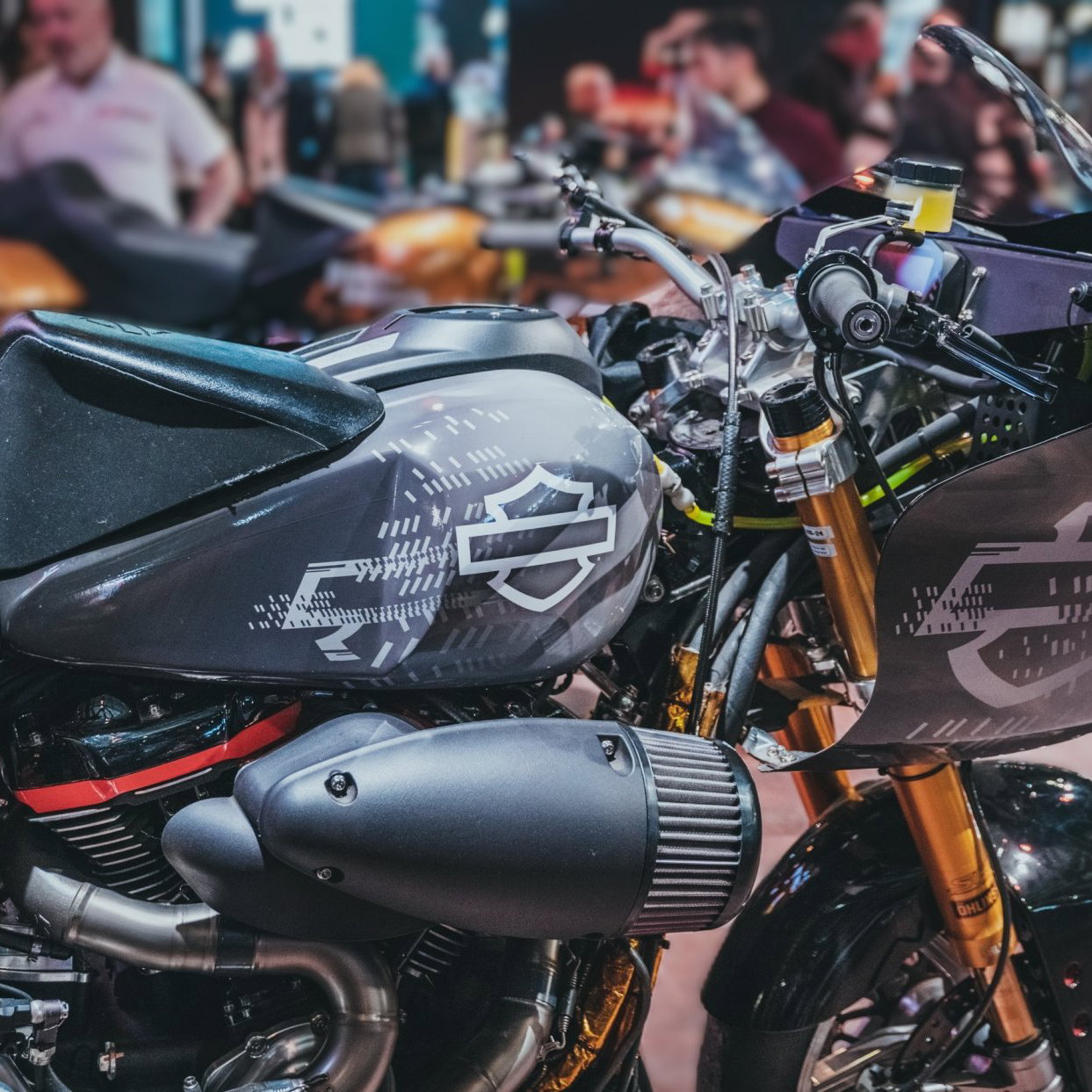 Harley-Davidson Bagger World Cup prototype.