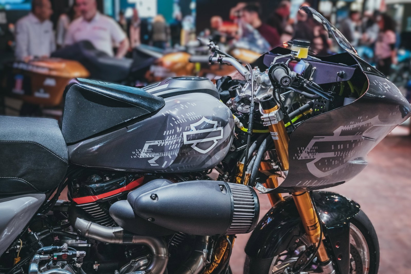 Harley-Davidson Bagger World Cup prototype.