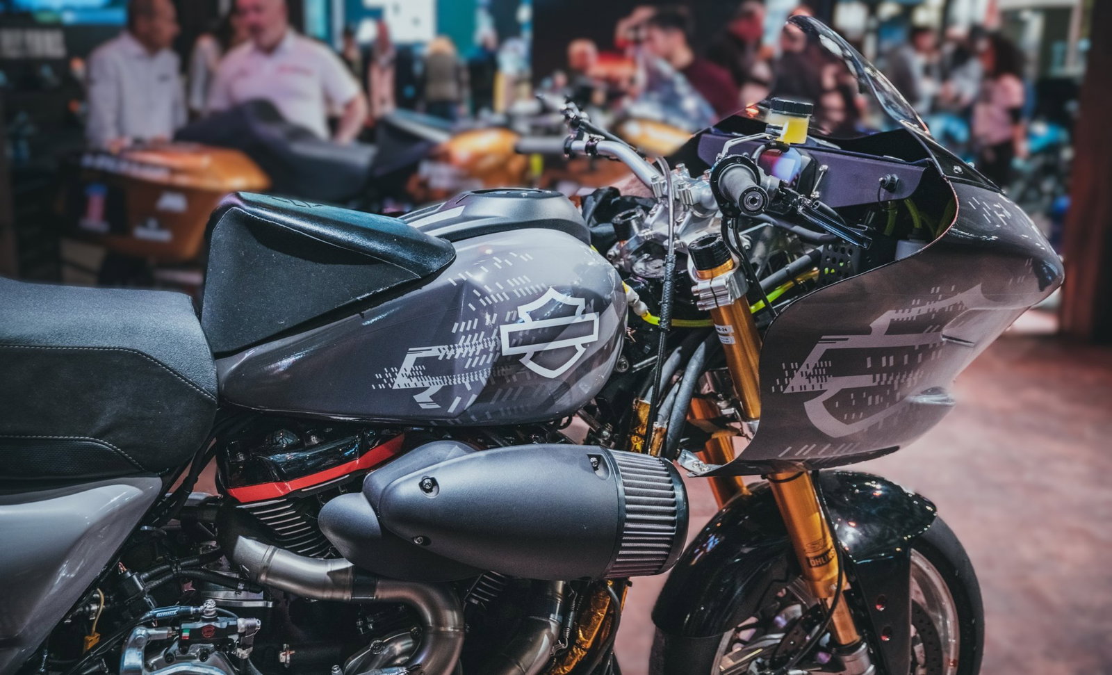 Harley-Davidson Bagger World Cup prototype.