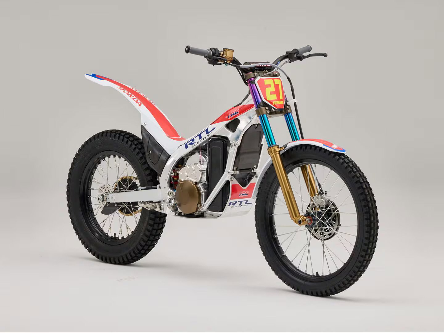 The Honda RTL electric trials bike 