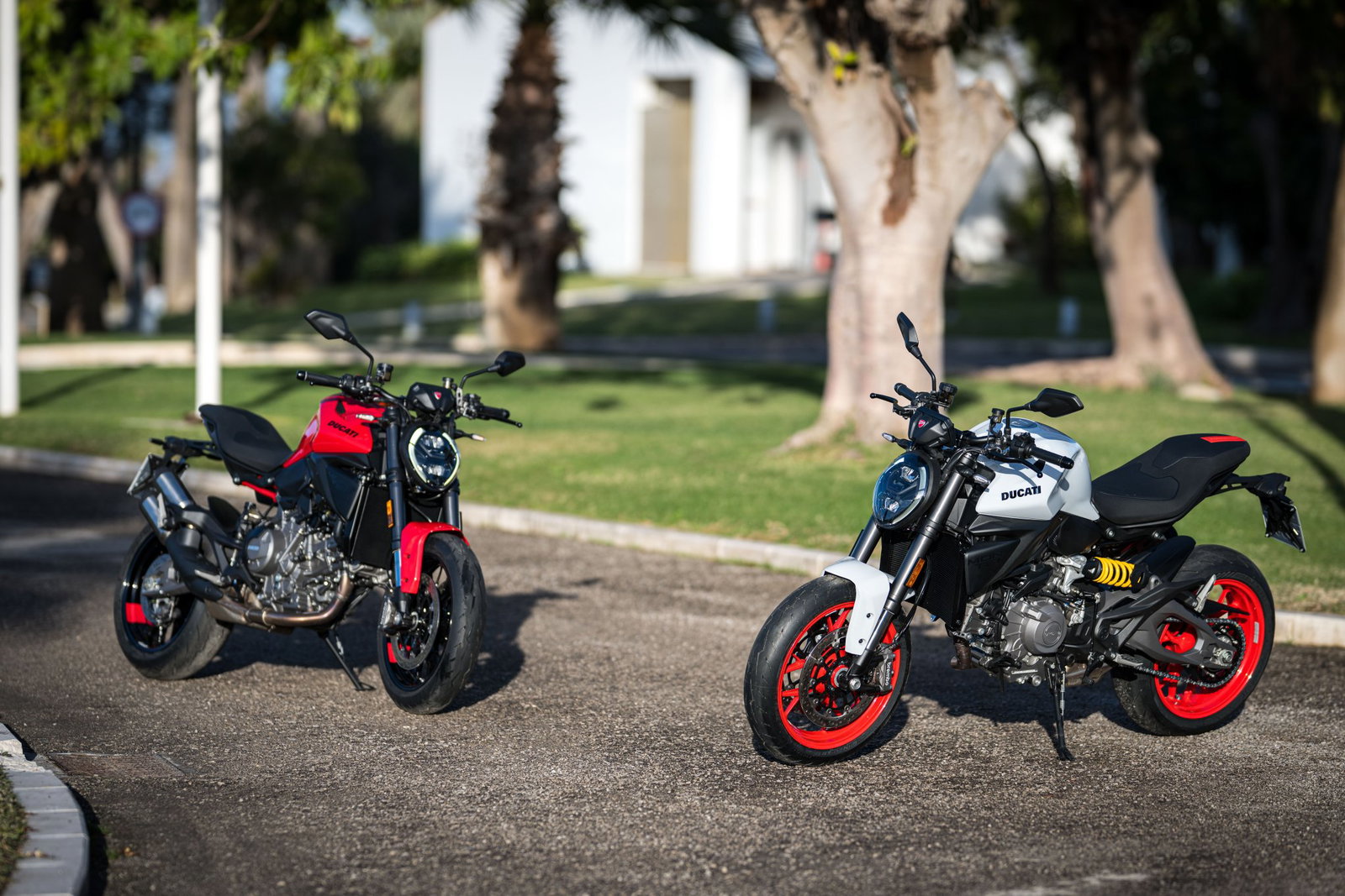 2026 Ducati Monster V2 bikes.