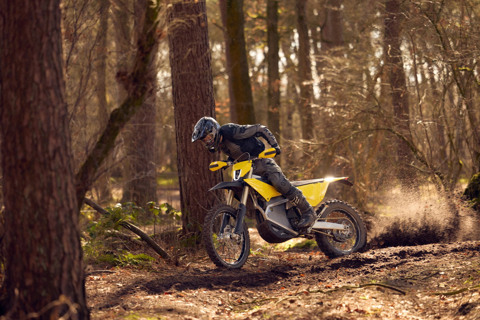 Riding the Radian EXR in the woods
