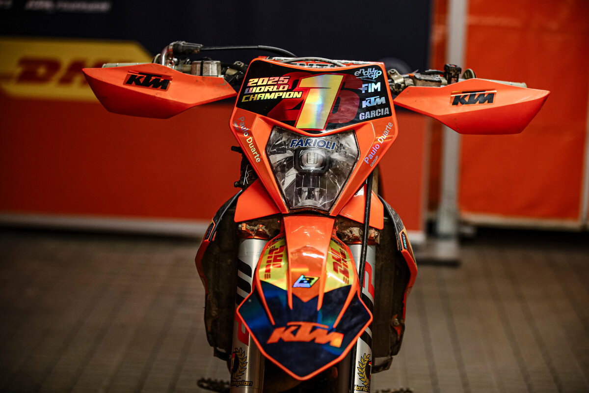 KTM enduro competition bike.