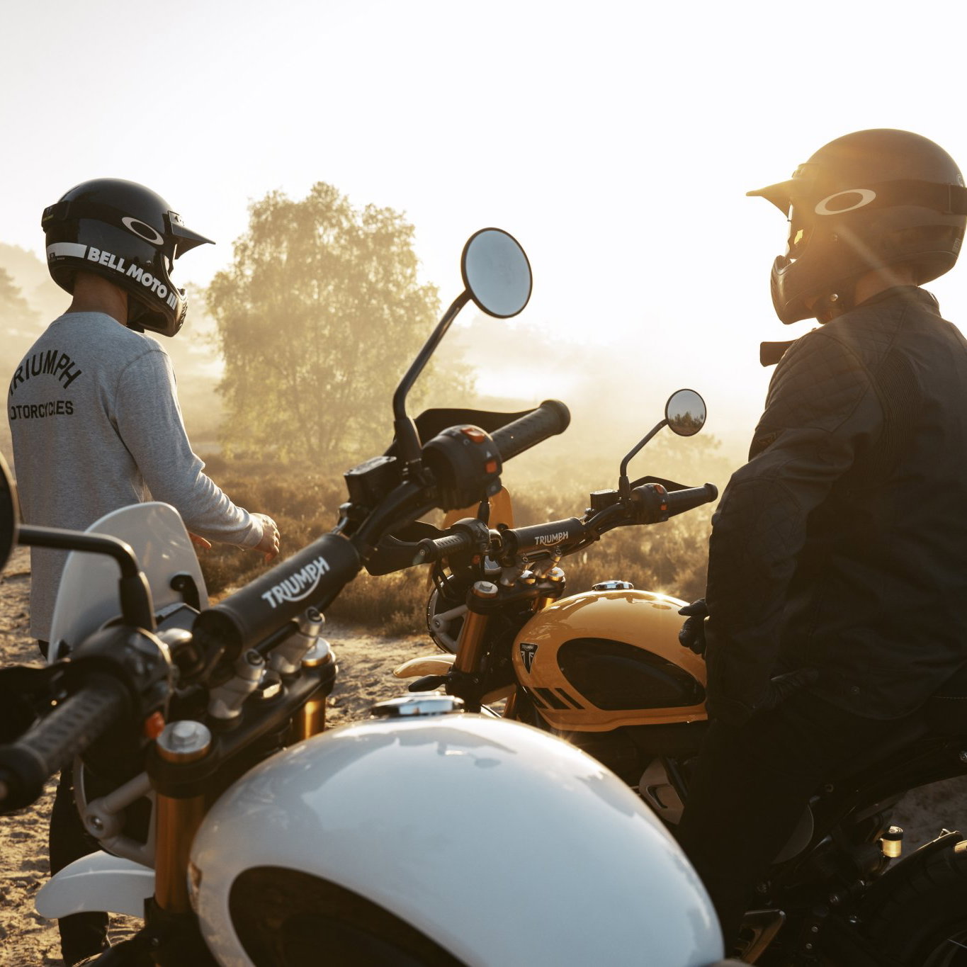 Triumph Scrambler 400 XC motorcycles.