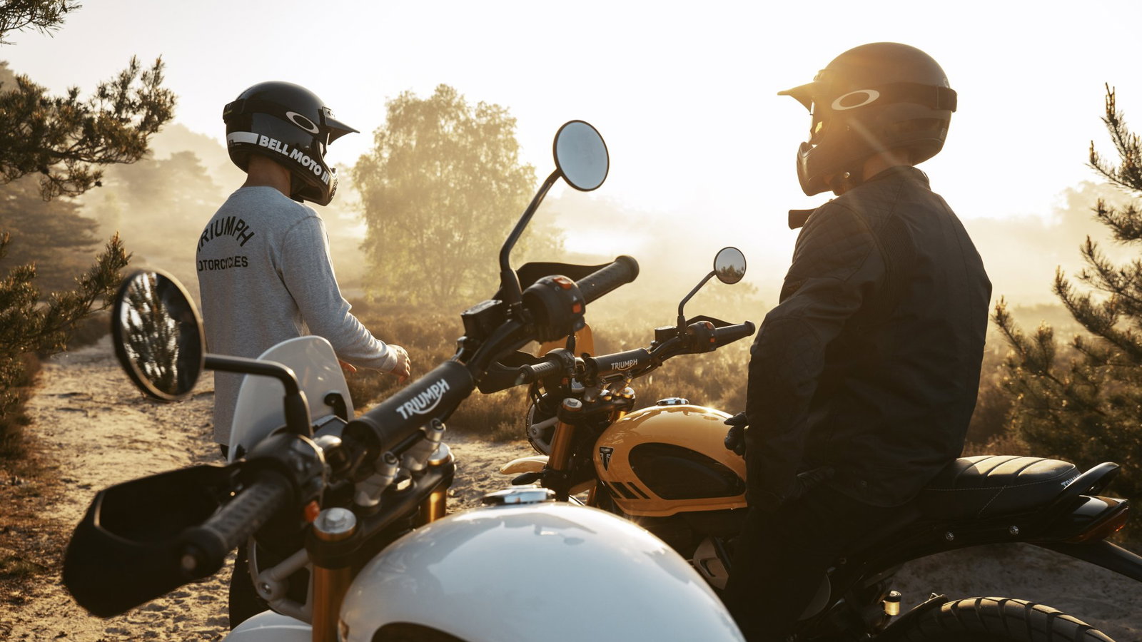 Triumph Scrambler 400 XC motorcycles.