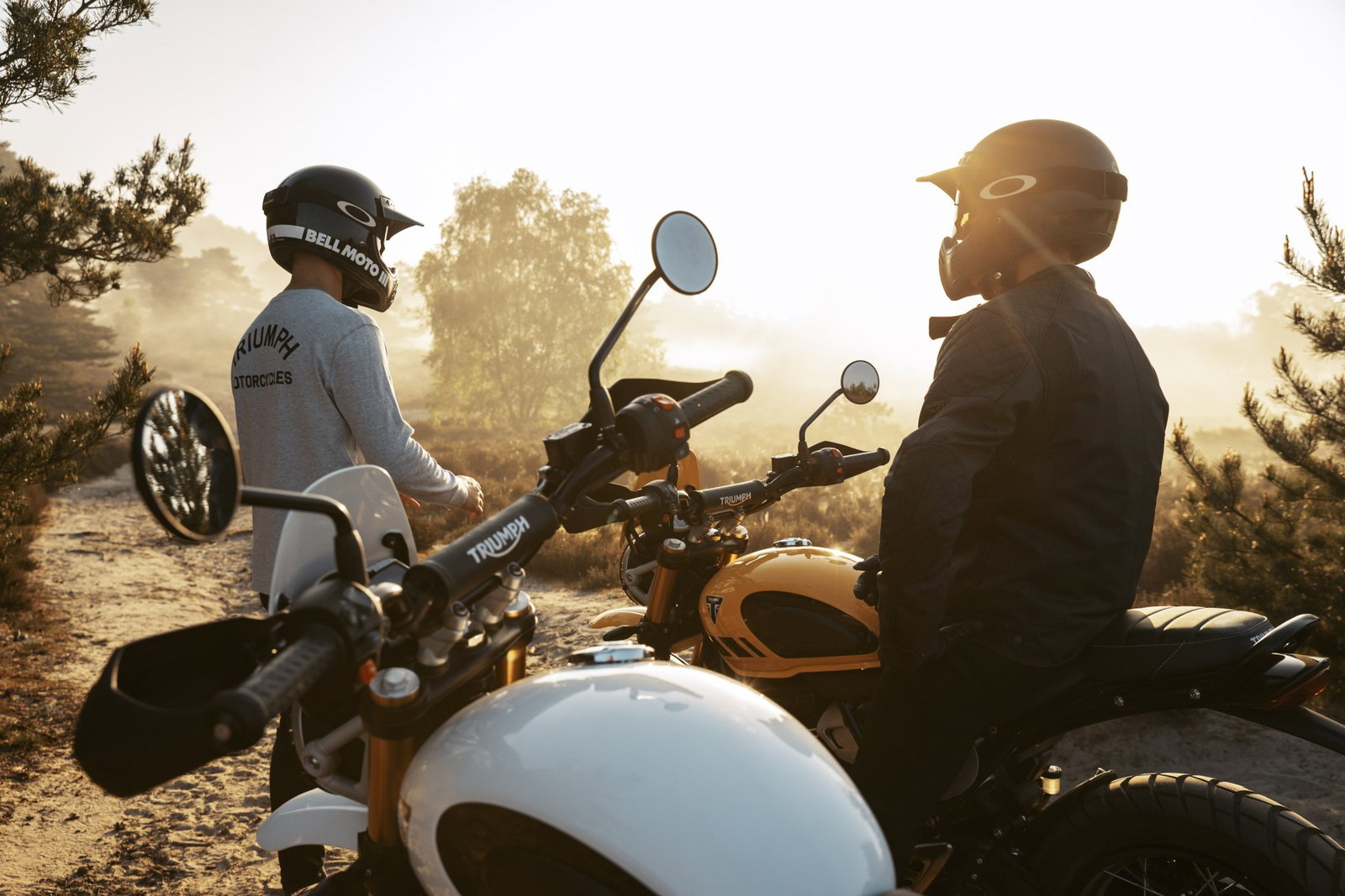 Triumph Scrambler 400 XC motorcycles.