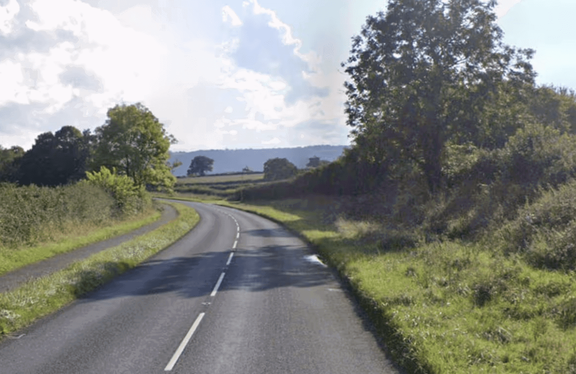 Photo of a road in Chapel Lane, Chew Stoke. Credit: Google Maps