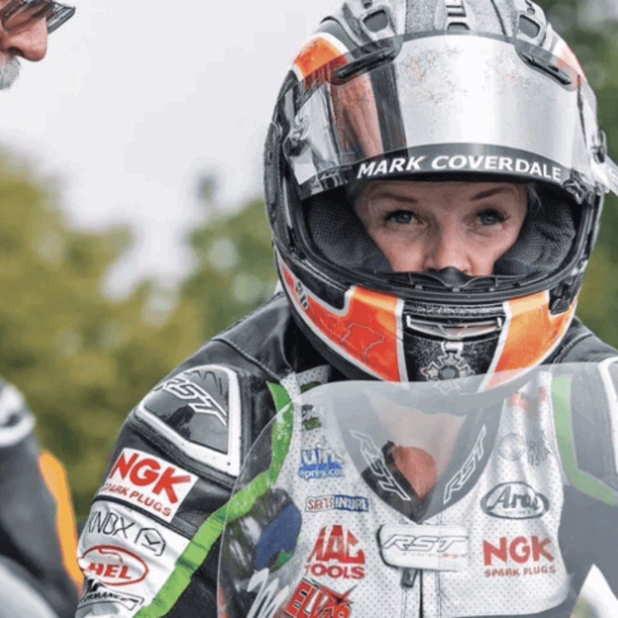 Maria Costello at the 2019 Isle of Man TT. Credit: Isle of Man TT.