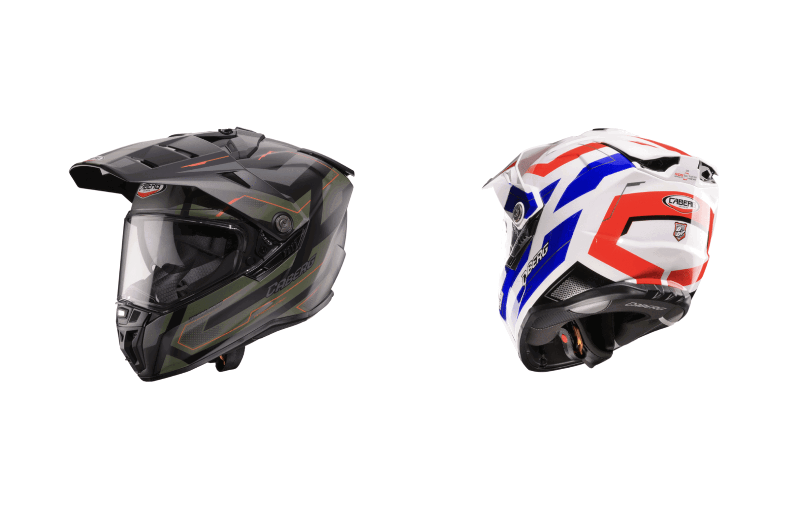 The Caber Tanami Ranger adventure motorcycle helmet