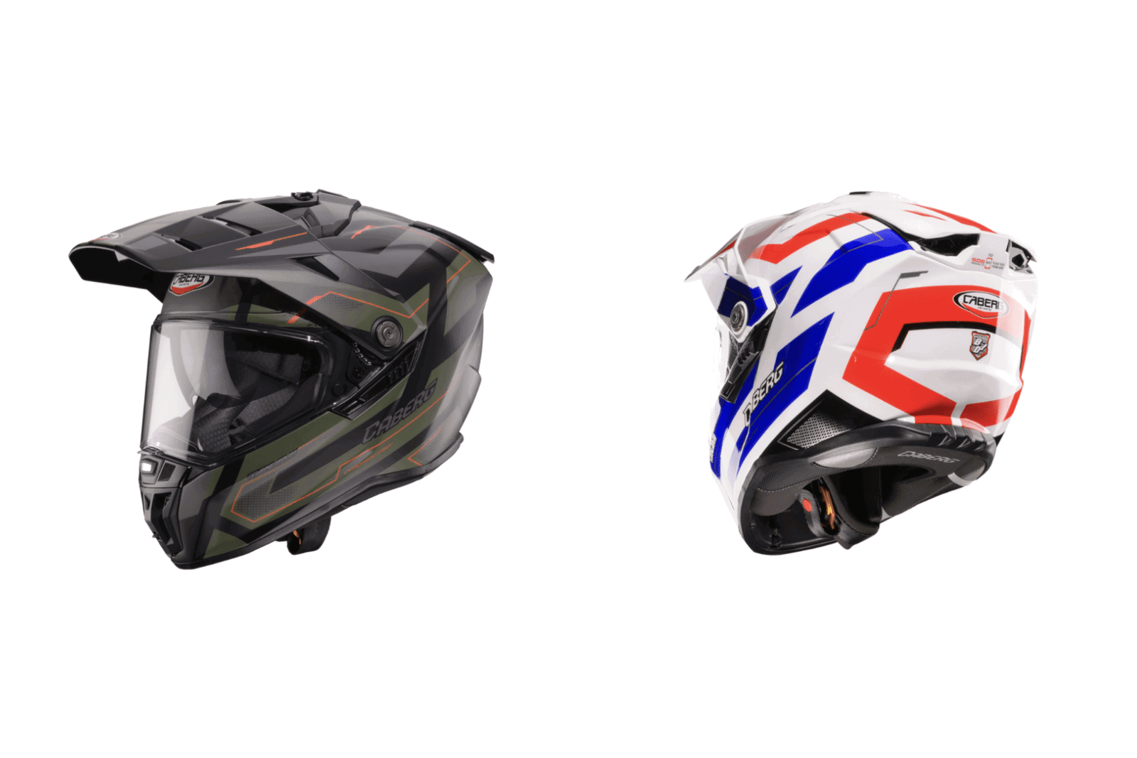 The Caber Tanami Ranger adventure motorcycle helmet